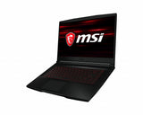 MSI Gaming GF63 9SC-060CA Thin Intel® Core™ i5 i5-9300H Laptop 39.6 cm (15.6") Full HD 8 GB DDR4-SDRAM 256 GB SSD NVIDIA® GeForce® GTX 1650 Max-Q Wi-Fi 5 (802.11ac) Windows 10 Home Black