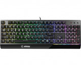 MSI VIGOR GK30 RGB MEMchanical Gaming Keyboard ' UK Layout, MECH. Membrane switches, 6-Zone RGB Lighting, RGB Mystic Light, water repellent keyboard design'