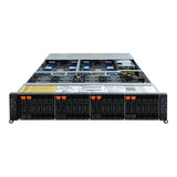 GIGABYTE H262-Z63 server barebone Socket SP3 Rack (2U) Black