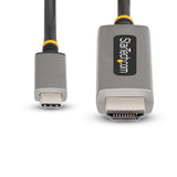StarTech.com 3.3ft (1m) USB-C to HDMI Adapter Cable, 8K 60Hz, 4K 144Hz, HDR10, USB Type-C to HDMI 2.1 Video Converter Cable, USB-C DP Alt Mode/USB4/Thunderbolt Compatible - USB-C Laptop to HDMI