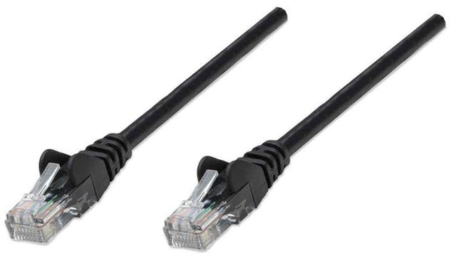 Intellinet Cat6 U/UTP Network Patch Cable, 30 m (100 ft.), Black