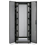 APC NetShelter SX, Server Rack Enclosure, 45U, Shock Packaging, 2000 lbs, Black, 2124H x 750W x 1070D mm