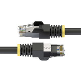 StarTech.com 100ft Black Cat6A Outdoor Ethernet Cable, Snagless RJ45, S/FTP, 23AWG Pure Bare Copper, 500MHz, Shielded Outdoor Rated Patch Cord, UV Resistant