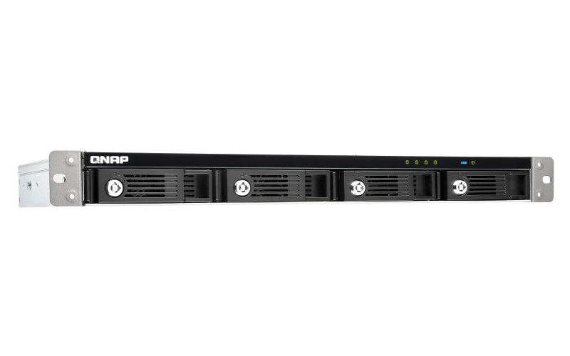 QNAP TR-004U storage drive enclosure HDD/SSD enclosure Black, Grey 2.5/3.5"