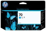 HP 70 130-ml Cyan DesignJet Ink Cartridge