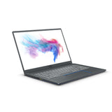 MSI Prestige 15 A10SC-018CA Intel® Core™ i7 i7-10710U Laptop 39.6 cm (15.6") Full HD 16 GB DDR4-SDRAM 512 GB SSD NVIDIA® GeForce® GTX 1650 Max-Q Wi-Fi 6 (802.11ax) Windows 10 Pro Grey