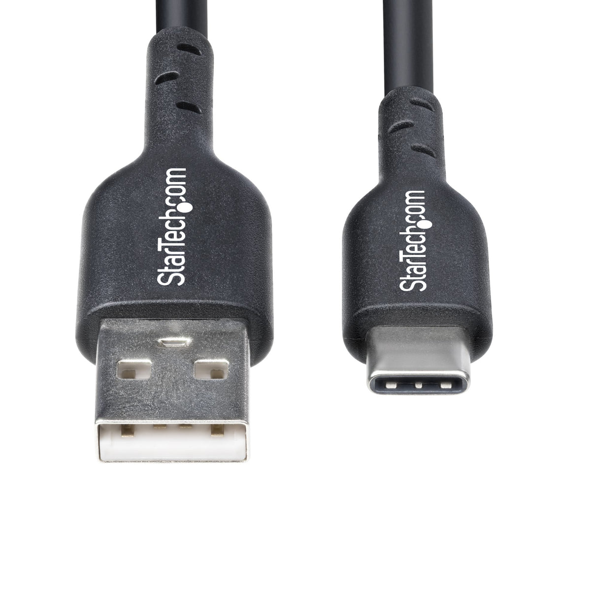 StarTech.com 10ft (3m) USB-A to USB-C Charging Cable, Charge & Sync, 3A, USB 2.0, TPE Jacket - Black USB Charging Cord