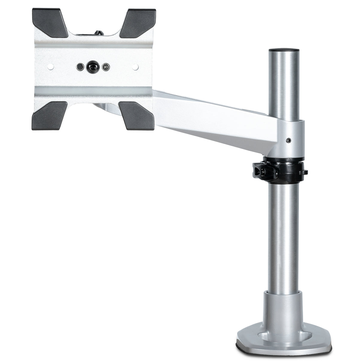 StarTech.com Desk Mount Monitor Arm - VESA or Apple iMac/Thunderbolt or Ultrawide Display up to 49" (30.9lb/14kg) - Articulating Height Adjustable Single Desktop Monitor Pole Mount - Clamp/Grommet - TAA