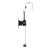StarTech.com Cubicle Monitor Mount - Cubicle Wall Single Monitor Hanger - Up to 34" (17.6lb/8kg) VESA Mount Display - Height Adjustable Ergonomic Office Cubicle Hanging Flat Panel Hook & Clamp Bracket