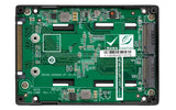 QNAP QDA-U2MP storage drive enclosure SSD enclosure Black M.2