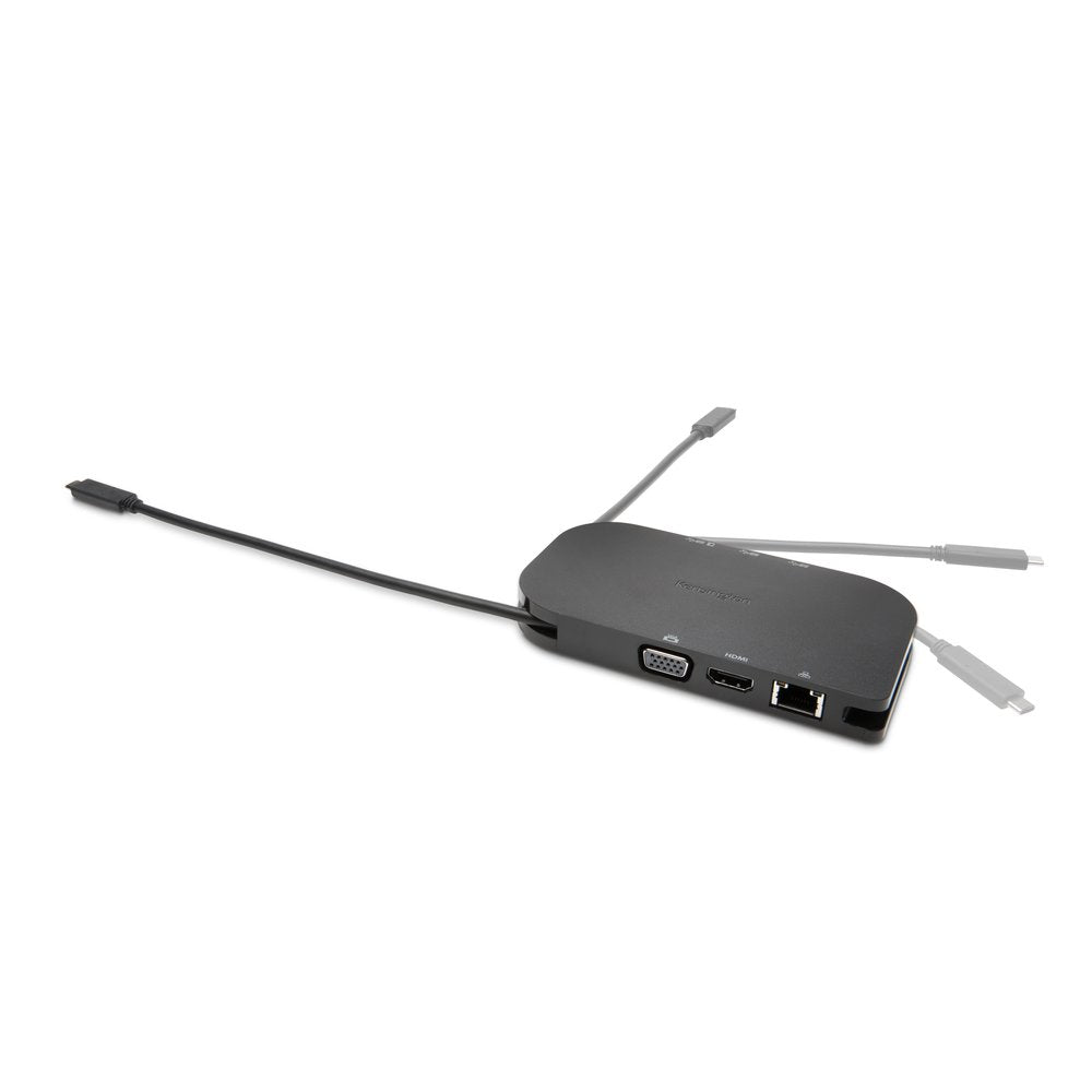 Kensington SD1610P USB-C Mini Mobile 4K Dock w/ Pass-Through Charging for Microsoft Surface Devices