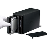 Buffalo LinkStation SoHo NAS Desktop Marvell Armada 370 0.256 GB DDR3 12 TB HDD Black