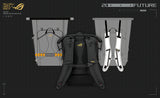 ASUS ROG SLASH Edition 20 backpack Roll top backpack Black Polyester, PU leather