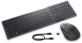 DELL KM900 keyboard Mouse included Office RF Wireless + Bluetooth Canadian Graphite