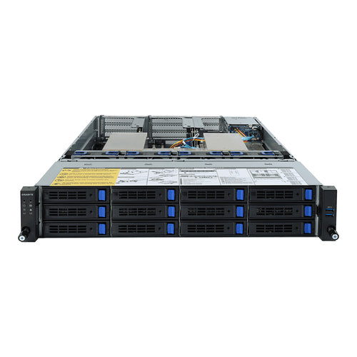 GIGABYTE R282-Z90 server barebone Socket SP3 Rack (2U) Black