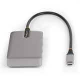 StarTech.com 4-Port USB-C Hub with USB-C DP Alt Mode Video Output 4K 60Hz - 3x USB-A, 1x USB Type-C, 100W Power Delivery Pass-Through, USB 3.2 10Gbps, 1ft/30cm Cable, Portable USB Hub