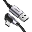 Ugreen 50941 USB cable USB 2.0 0.91 m USB A USB C 0.48 Gbit/s Black, Silver