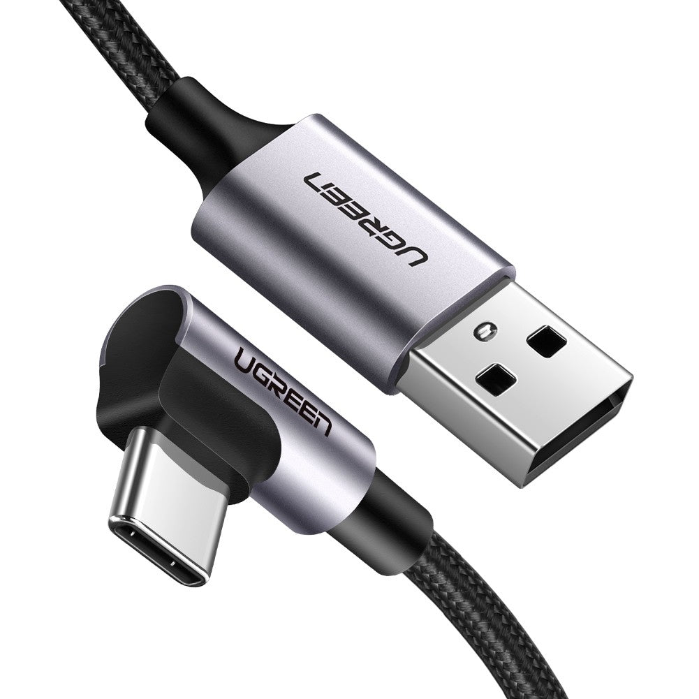 Ugreen 50941 USB cable USB 2.0 0.91 m USB A USB C 0.48 Gbit/s Black, Silver