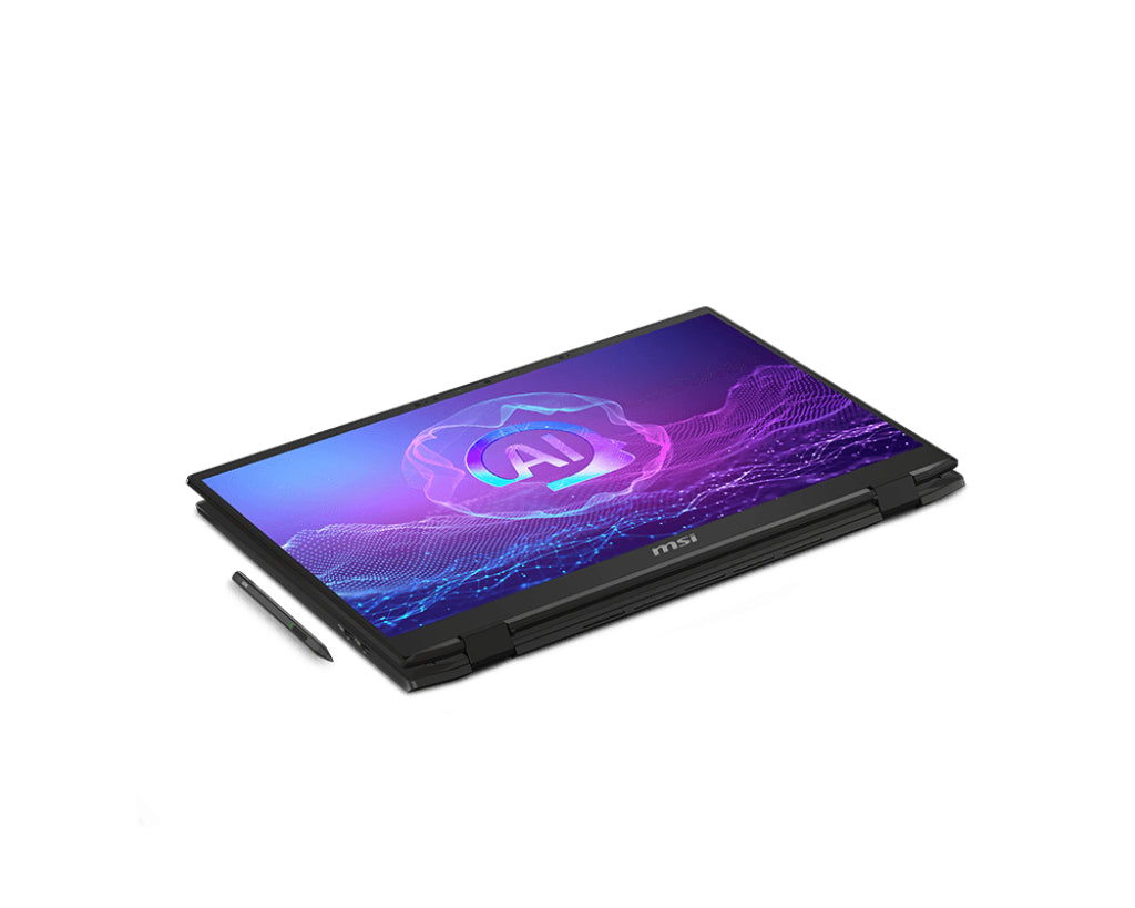 MSI Summit A16 AI+ A3HMTG-014US Copilot+ PC AMD Ryzen AI 9 365 Hybrid (2-in-1) 40.6 cm (16") Touchscreen Quad HD+ 32 GB LPDDR5-SDRAM 1 TB SSD Wi-Fi 7 (802.11be) Windows 11 Pro Black