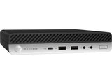 HP ProDesk 600 G5 Intel® Core™ i5 i5-9500T 8 GB DDR4-SDRAM 512 GB SSD Windows 10 Pro Mini PC Black, Silver