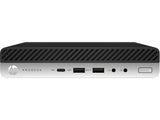 HP ProDesk 600 G5 Intel® Core™ i5 i5-9500T 8 GB DDR4-SDRAM 512 GB SSD Windows 10 Pro Mini PC Black, Silver