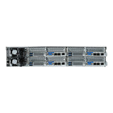 GIGABYTE H252-Z10 server barebone Socket SP3 Rack (2U) Black, Grey