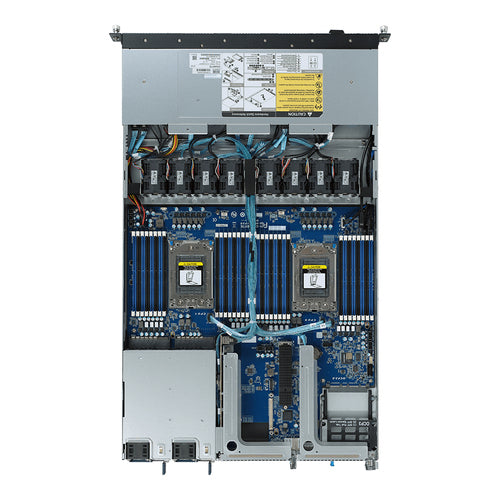 GIGABYTE R182-Z92 server barebone Socket SP3 Rack (1U) Black, Grey