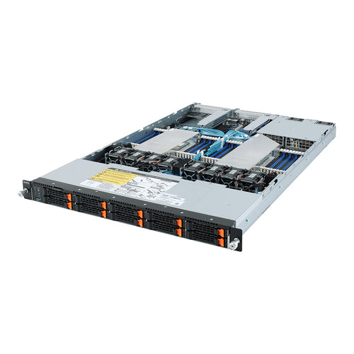GIGABYTE R182-Z92 server barebone Socket SP3 Rack (1U) Black, Grey