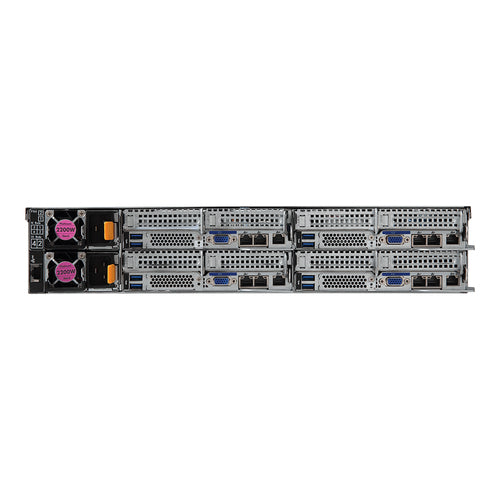 GIGABYTE H262-Z62 server barebone Socket SP3 Rack (2U) Black, Grey