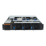GIGABYTE H242-Z10 server barebone Socket SP3 Rack (2U) Black, Grey
