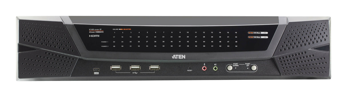 ATEN KN8064VB KVM switch Black