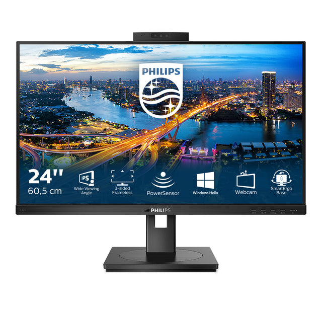Philips B Line 242B1H/75 computer monitor 60.5 cm (23.8") 1920 x 1080 pixels Full HD LCD Black