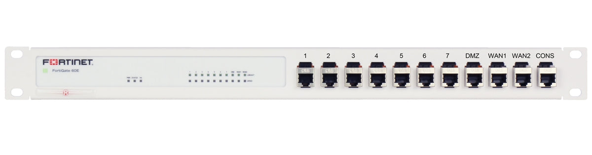 Rackmount.IT Rack Mount Kit for FortiGate 60E / 61E shielded / industrialized