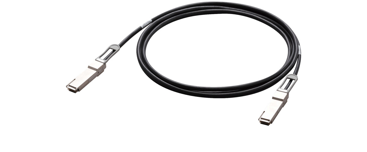 Allied Telesis AT-QSFP28-3CU InfiniBand/fibre optic cable 3 m Black, Stainless steel