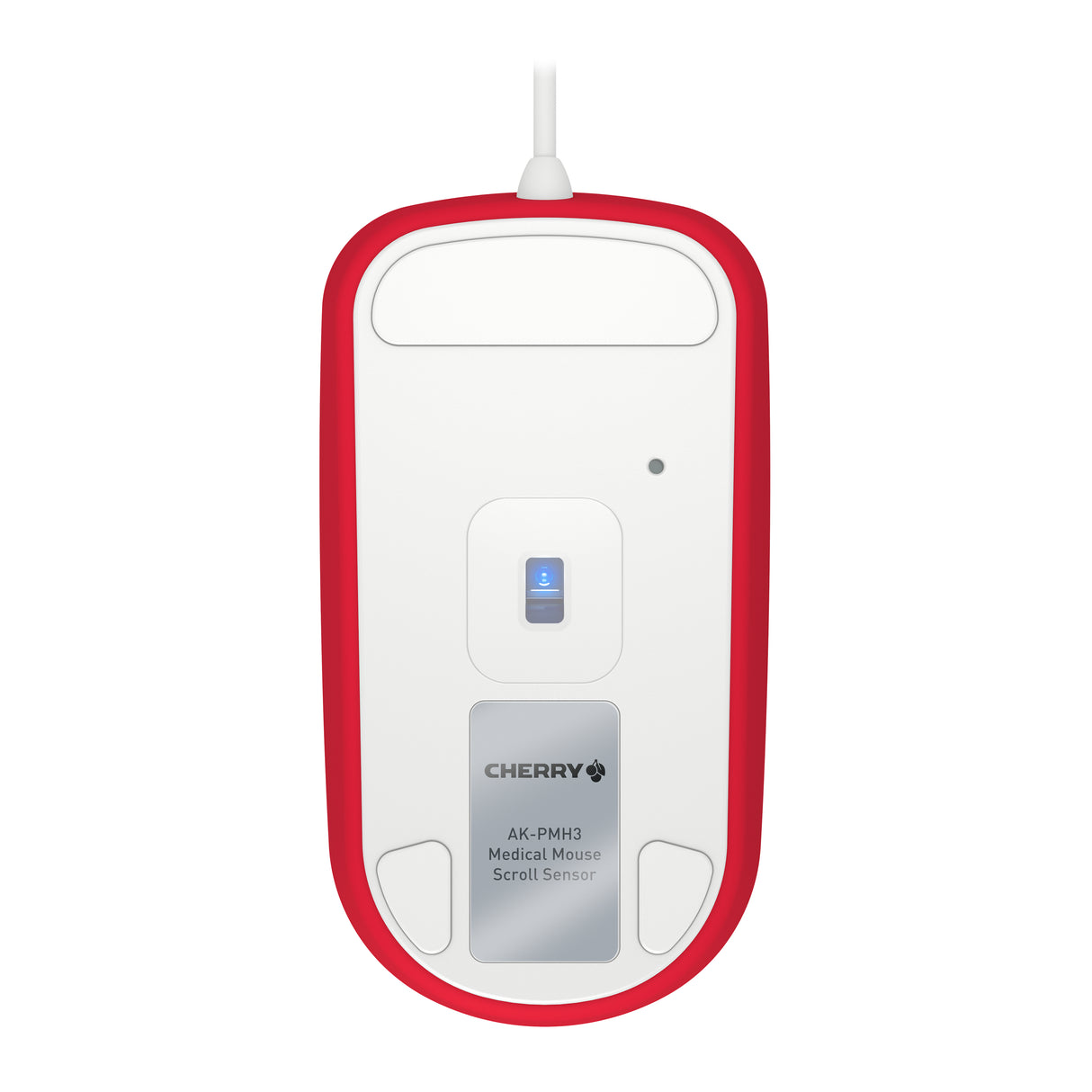 Contour Design Contour Active Key QuickClean Medical Mouse IP68 Scroll Sensor Wired Red PMH3
