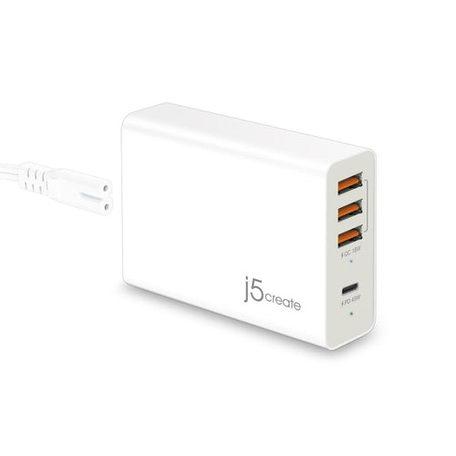 j5create JUP4263 mobile device charger Universal White AC Indoor