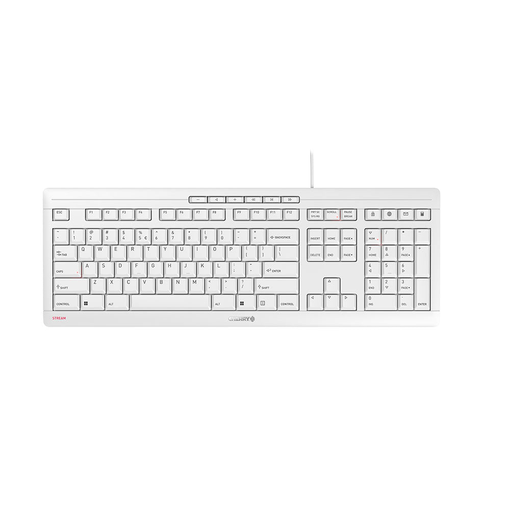 Contour Design STREAM keyboard Office USB QWERTY US English White