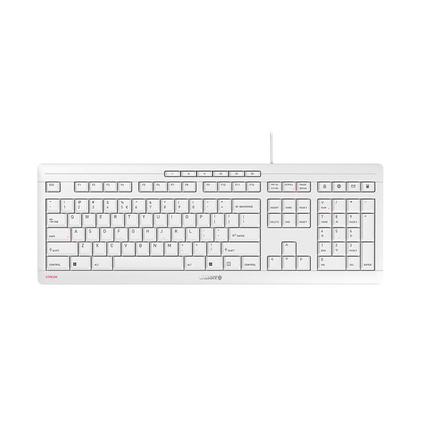 Contour Design STREAM keyboard Office USB QWERTY US English White