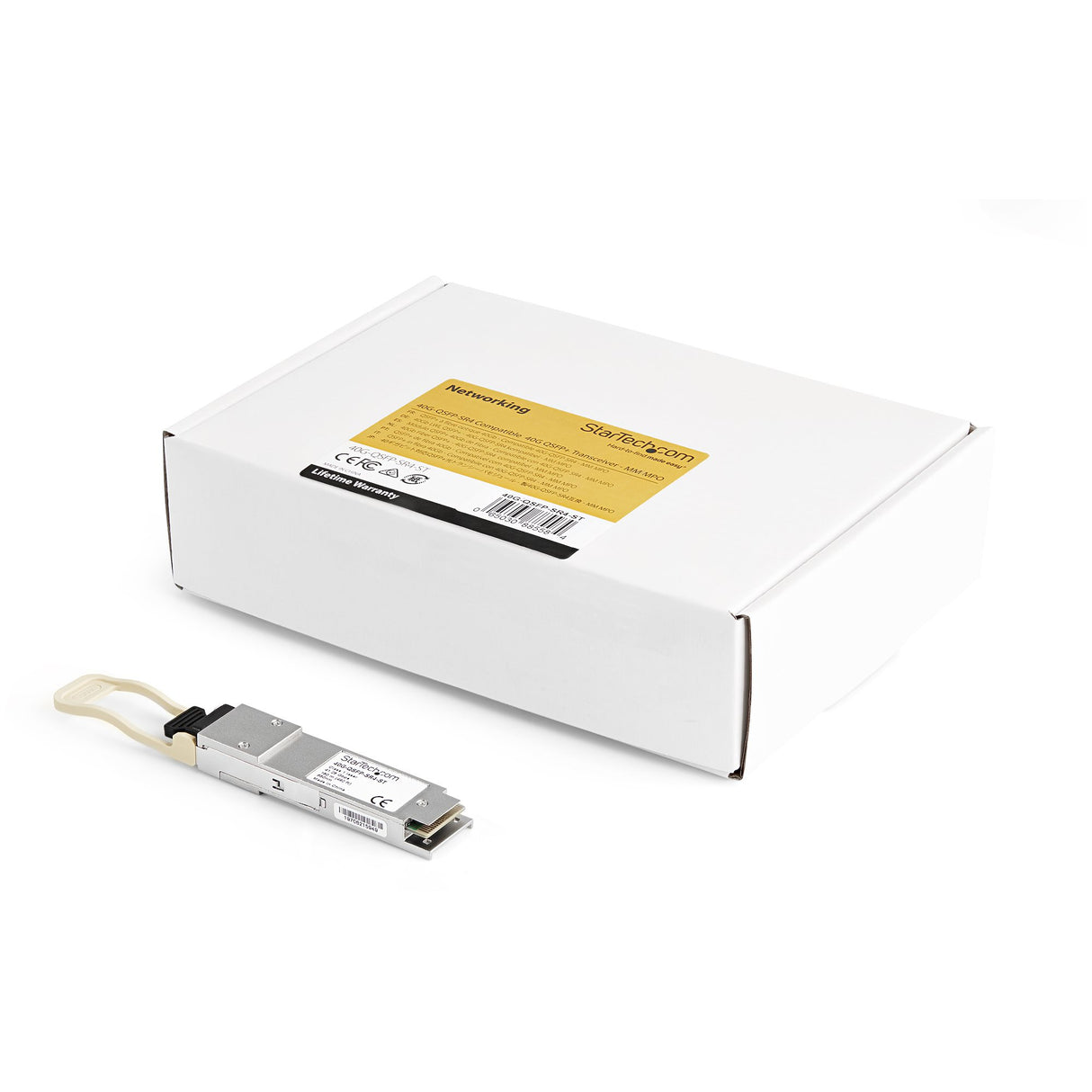 StarTech.com Brocade 40G-QSFP-SR4 Compatible QSFP+ Module - 40GBASE-SR4 - 40GbE Multimode Fiber MMF Optic Transceiver - 40GE Gigabit Ethernet QSFP+ - MPO 150m - 850nm - DDM