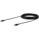 StarTech.com 50ft (15m) DisplayPort Active Optical Cable (AOC) - 8K 60Hz/4K 120Hz Video - Fiber Optic DisplayPort 1.4 Cable - HDR10 HBR3 - Long Ultra HD DP to DP Cord for Monitor/Display