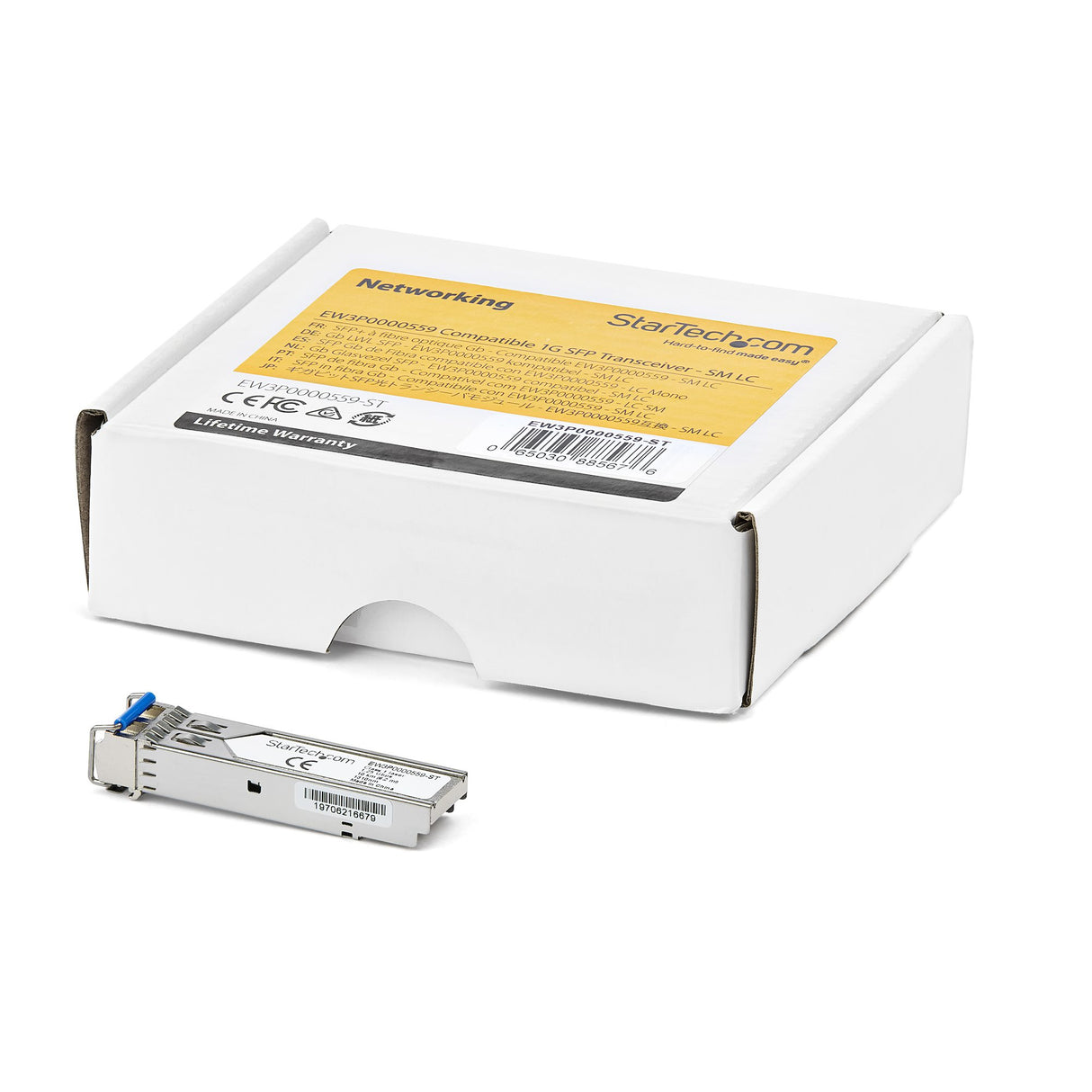 StarTech.com Citrix EW3P0000559 Compatible SFP Module - 1000BASE-LX - 1GbE Single Mode Fiber SMF Optic Transceiver - 1GE Gigabit Ethernet SFP - LC 10km - 1310nm - DDM