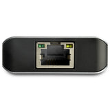 StarTech.com 3 Port USB C Hub with Gigabit Ethernet RJ45 GbE Port - 2x USB-A, 1x USB-C - SuperSpeed 10Gbps USB 3.2 Gen 2 Type C Hub Adapter - USB Bus Powered - Aluminum - Works w/TB3 - TAA