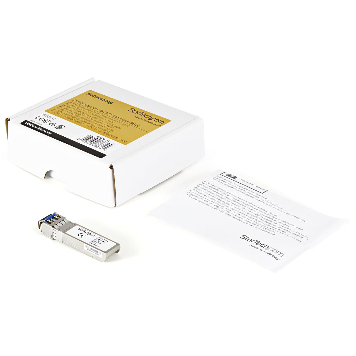 StarTech.com HPE J9151E Compatible SFP+ Module - 10GBASE-LR - 10GbE Single Mode Fiber Optic Transceiver - 10GE Gigabit Ethernet SFP+ - LC 10km - 1310nm - DDM HPE 2930F, 8325, 3810M
