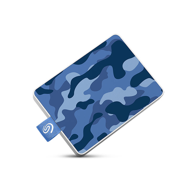 Seagate STJE500406 external hard drive 500 GB 3.2 Gen 1 (3.1 Gen 1) Blue, Camouflage