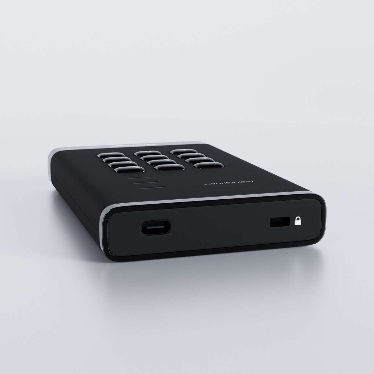 iStorage diskAshur³ SSD 1TB Black | Secure Portable Solid State Drive | FIPS 140-3 Level 3 Complaint |Common Criteria EAL 5+ | PIN protected | AES-XTS 256-bit hardware encryption | GDPR, TAA Compliant | Dust/Water Resistant