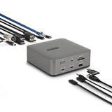 StarTech.com Thunderbolt 5 Universal Docking Station, Multi-Display Hub, 8K 60Hz or 4K 144Hz, 120Gbps Bandwidth Boost, 140W PD, 30W Phone Charging, USB 10Gbps, 2.5G LAN
