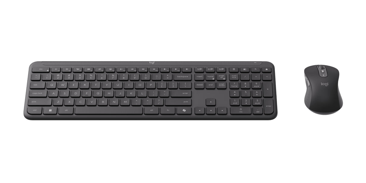 Logitech Signature Slim Combo MK955 for Business | Copilot Edition keyboard Mouse included Office RF Wireless + Bluetooth QWERTY English Graphite