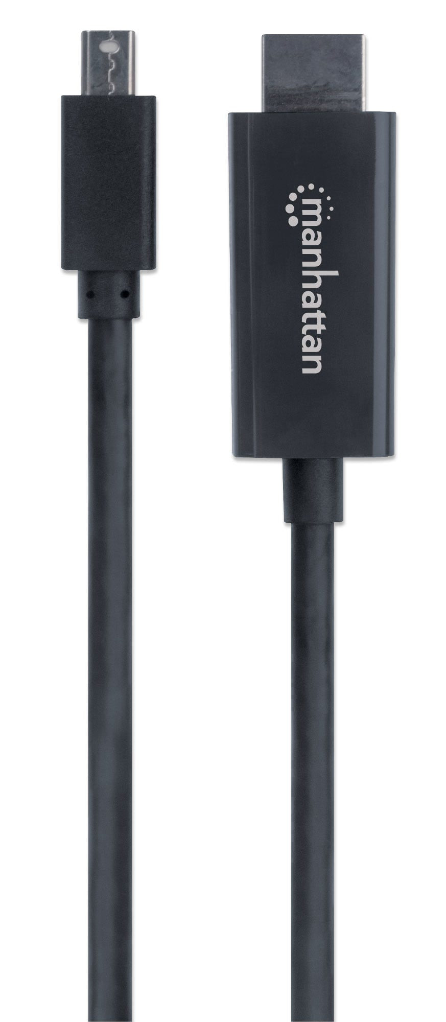 Manhattan Mini DisplayPort 1.1 to HDMI Cable, 1080p@60Hz, 3m, Male to Male, Black, Three Year Warranty, Polybag