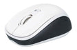 Manhattan Dual-Mode Mouse, Bluetooth 4.0 and 2.4 GHz Wireless, 800/1200/1600 dpi, Three Buttons With Scroll Wheel, Black & White, Three Year Warranty, Box