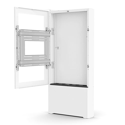 Chief ImpactTM Floor Mounted Kiosk, Portrait 55" White